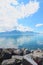 Mountain and Geneva lake