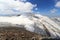 Mountain glacier panorama view with Grossvenediger in Hohe Tauern Alps, Aust