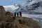 Mountain glacier VatnajÃ¶kull