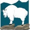 Mountain Goat Illustration