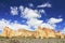 Mountain at Grosvenor Arch double arch, Cottonwood Canyon Road in Grand Staircase Escalante National Monument, Utah