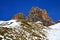 Mountain group Sassolungo Langkofel.South Tyrol, Italy.
