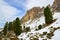 Mountain group Sassolungo Langkofel. South Tyrol, Italy.