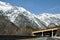 Mountain highway in the austrian Alps