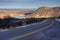 Mountain highway at foothills of northern Colorado