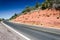 Mountain highway in scenic landscape