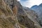 Mountain hikers in north of Spain