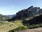 Mountain hiking tour to Auerspitze mountain, Ruchenkopfe, Bavaria, Germany