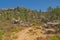 Mountain hiking trail in the Portuguese countryside