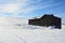 Mountain hostel in winter, Sudeten mountains