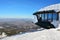 Mountain hostel in winter, Sudeten mountains