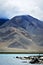 Mountain at the Karakul Lake