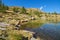 Mountain lake Alpe Salei, Ticino in Switzerland