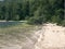 Mountain lake, Alpine massif, beautiful canyon in Austria. Alpine valley in summer, clear water.