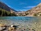 Mountain lake in Colorado late in the fall