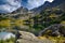 Mountain lake in hala gasienicowa - Polish mountain Tatra