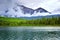 Mountain lake in Jasper National Park