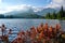 Mountain lake Å trbskÃ© pleso in High Tatras