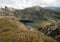 Mountain lake `Zolotarnoe` in the natural Park Ergaki