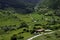 Mountain landscape in Abruzzi near Scanno and Villetta Barrea