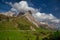 Mountain landscape in the Alps