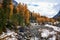 Mountain landscape in autumn