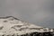 Mountain landscape background. snowy hills