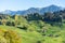 Mountain landscape at buergenstock near lucerne switzerland tourism