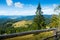 Mountain landscape in Bukovina, Romania