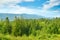 Mountain landscape. Carpathians on bright sunny day