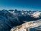 Mountain landscape of Caucasian mountains, Dombay, Russia