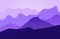 Mountain landscape clip art vector