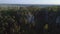 mountain landscape czech prachov rocks Fantastic aerial top view flight drone