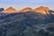 Mountain landscape in Fagaras Mountains, Romania