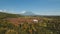 Mountain landscape farmlands and village Bali, Indonesia.