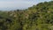 Mountain landscape farmlands and village Bali, Indonesia.