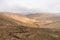 Mountain landscape. Fuerteventira. Canary Islands. Spain