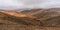 Mountain landscape. Fuerteventira. Canary Islands. Spain