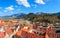 Mountain landscape in FÃ¼ssen with a view of the Lech in AllgÃ¤u Bavaria Germany