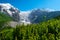 Mountain landscape of glacier, Georgia