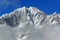 Mountain landscape of the Himalayas. Mt. Thamserku (6608 m). East Nepal