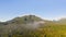 Mountain landscape on the island of Camiguin, Philippines. Volcanoes and forest.