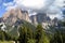 Mountain landscape, italian alps named dolomiti