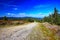 Mountain landscape - izera or jizera mountains viewpoint