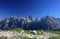 Mountain landscape in the Julian Alps