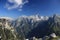 Mountain landscape in the Julian Alps