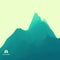 Mountain Landscape. Mountainous Terrain. Vector Illustration For Banner, Flyer, Book Cover, Poster. Abstract Background