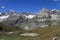 Mountain landscape near Schwarzsee lake