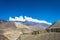 Mountain landscape with Nepalese village.