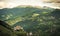 Mountain landscape over the Monastero di Sabiona Saben abbey